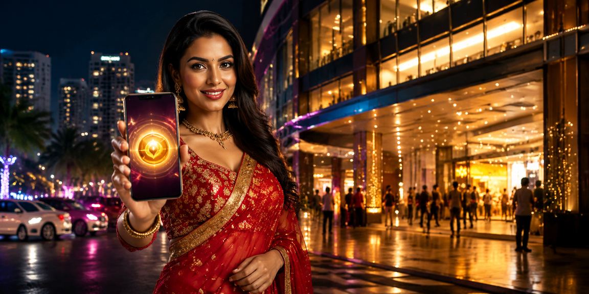 Modern Indian user enjoying casino-style gaming on mobile